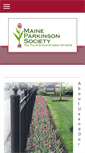 Mobile Screenshot of maineparkinsonsociety.org